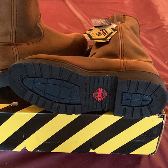 NEW-Justin Waterproof Steel Toe Work Boots - Picture 5 of 5